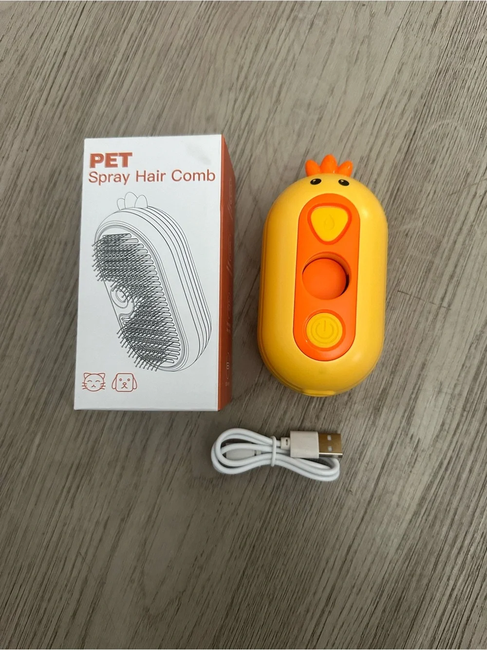 Rechargeable 3-in-1 Steamy Pet Brush Cleanser Set of 2